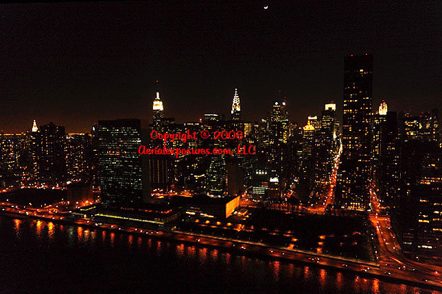 New York City Night Aerial nyc at night. New York City Night Aerial
